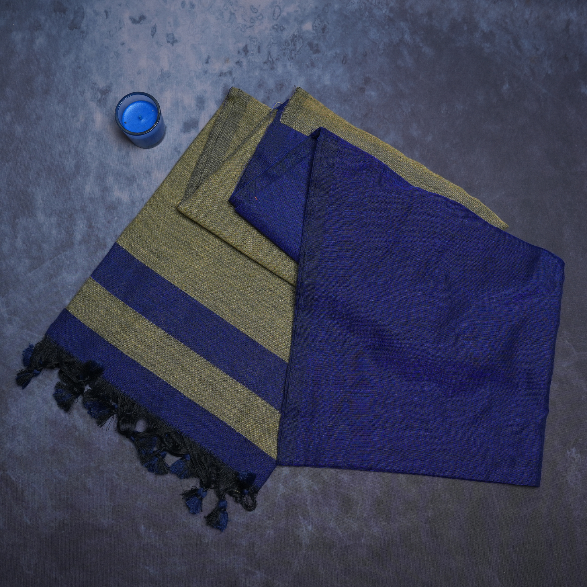 Best Quality New Khadi Cotton Color Bar Sarees  with Running Blouse Piece