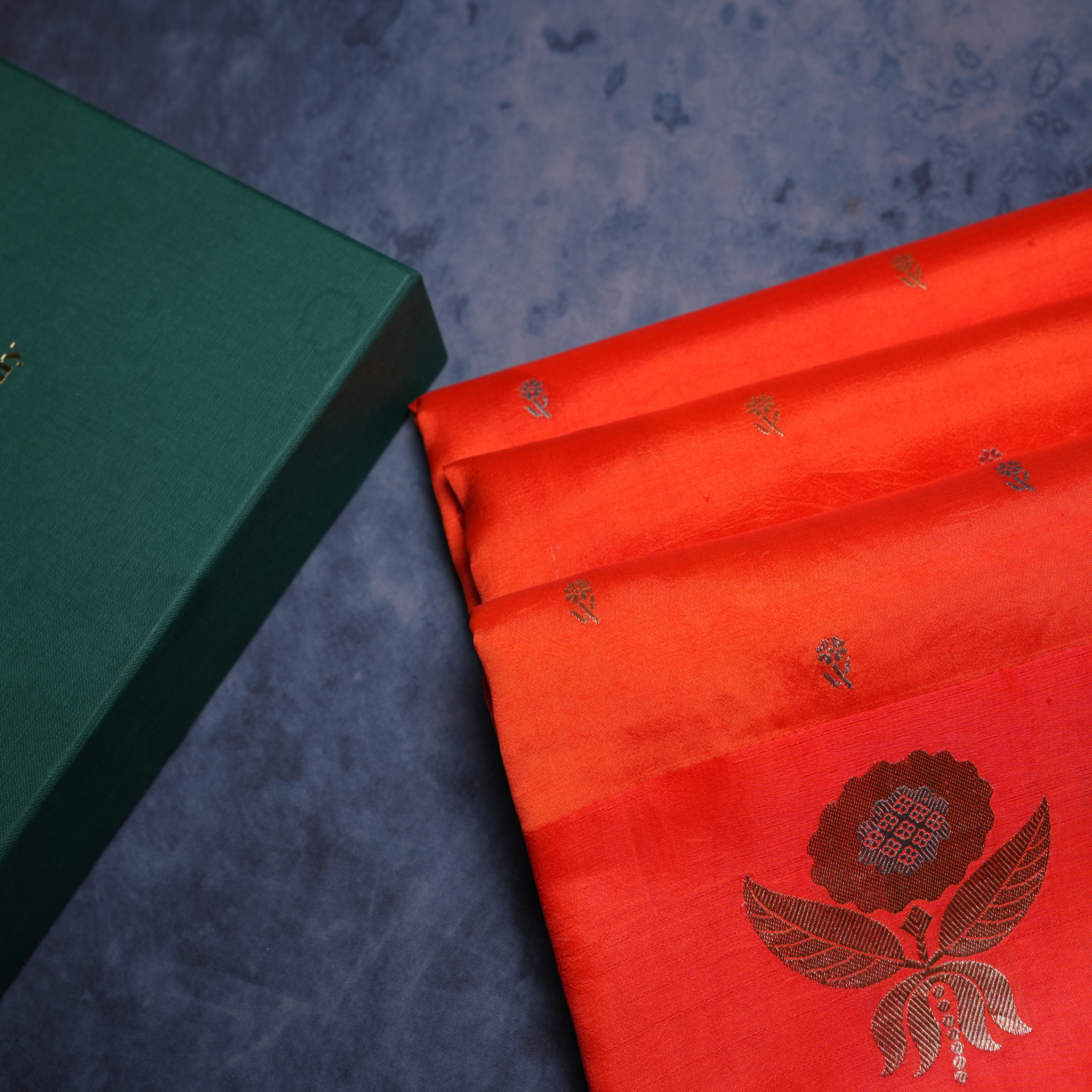 Raw Mango Banarasi Silk Saree with Blouse