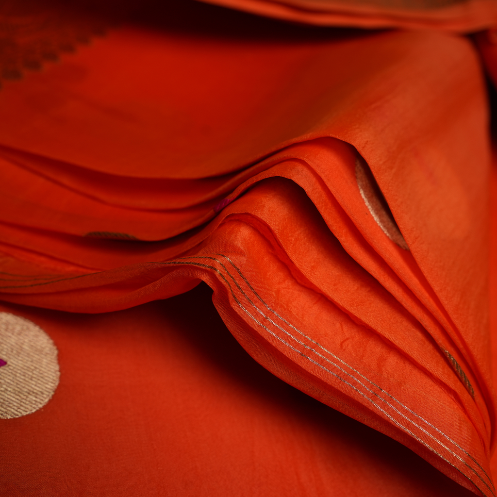 Kora Organza Banarasi Handloom Saree with Blouse