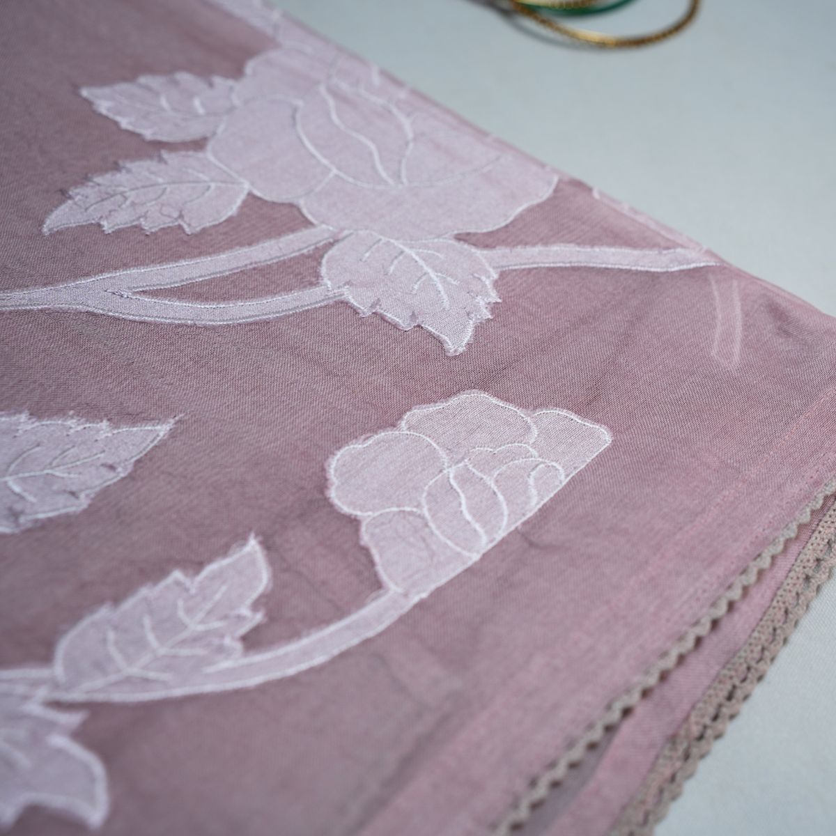 Rajvani Premium Chanderi 3-Piece Suit Set with Pure Organza Dupatta – Lavender Pink